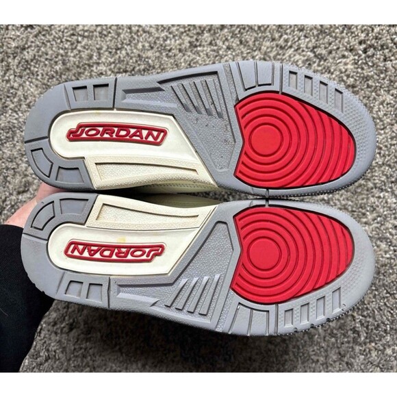 Nike Air Jordan 3 Retro White Cement Reimagined Size 4 Youth (Size 5.5 Women's) - Picture 5 of 7